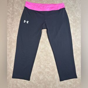 Under Armour Heat Gear Sonic Fitted Capri Legging Pants YXL